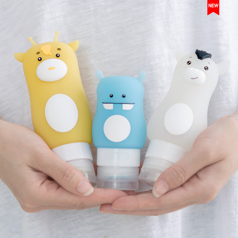 Buy Silicone portable travel wash bag storage bottle sample bottle Singapore