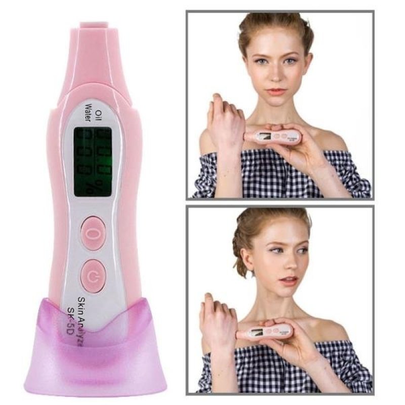 Buy SK-5D Beauty 1.0 Inch LCD Digital Water Skin Oil Moisture Analysis
Analyzer For Skin - intl Singapore