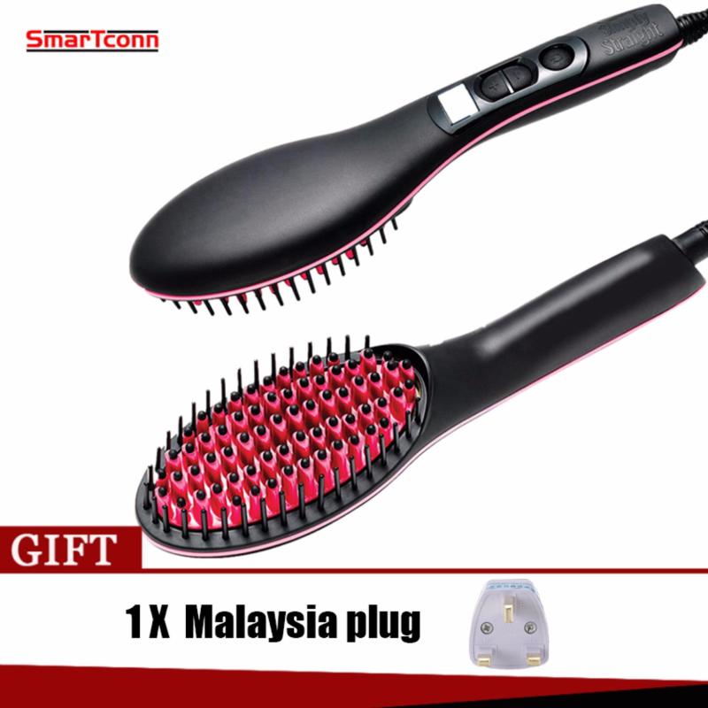 Buy Straightening Brush Hair Simply Straight Ceramic Straightening Brush Hair Straightener Hair Care Hair Care Massage Comb - intl Singapore