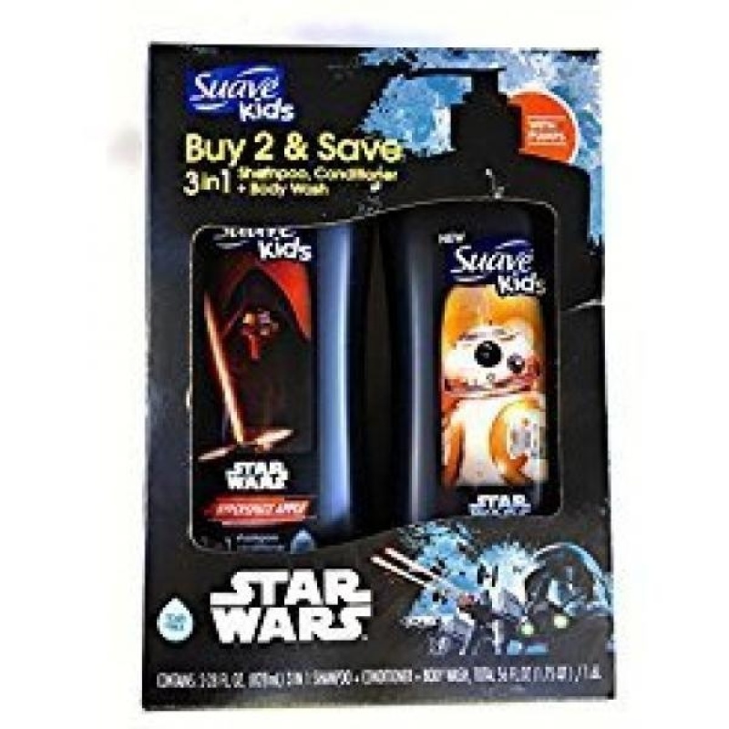 Buy Suave Kids Star Wars 3-in-1 Shampoo, Conditioner, Body Wash 28 Oz Each (2 PACK) Hyperspace Apple and Galactic Fresh - intl Singapore