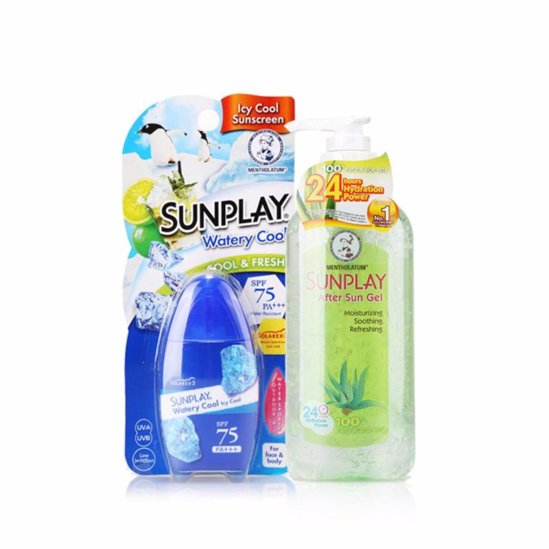 Buy Sunplay Super Block Lotion SPF 130 35g + After Sun Gel Natural Aloe Vera 200g Singapore