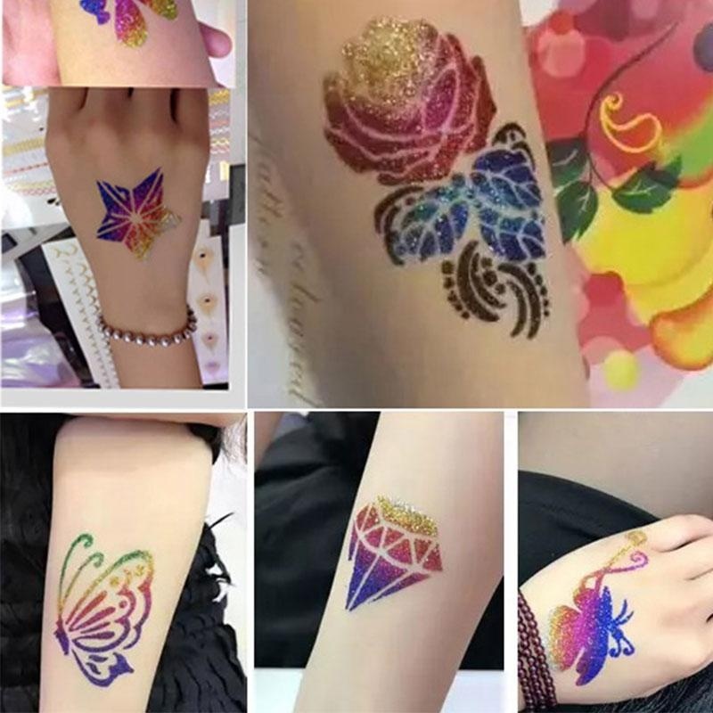 Buy Tattoo Kit Sparkling 24 Colors Cosmetic Shimmer Glitter Powder Body
Art Makeup - intl Singapore