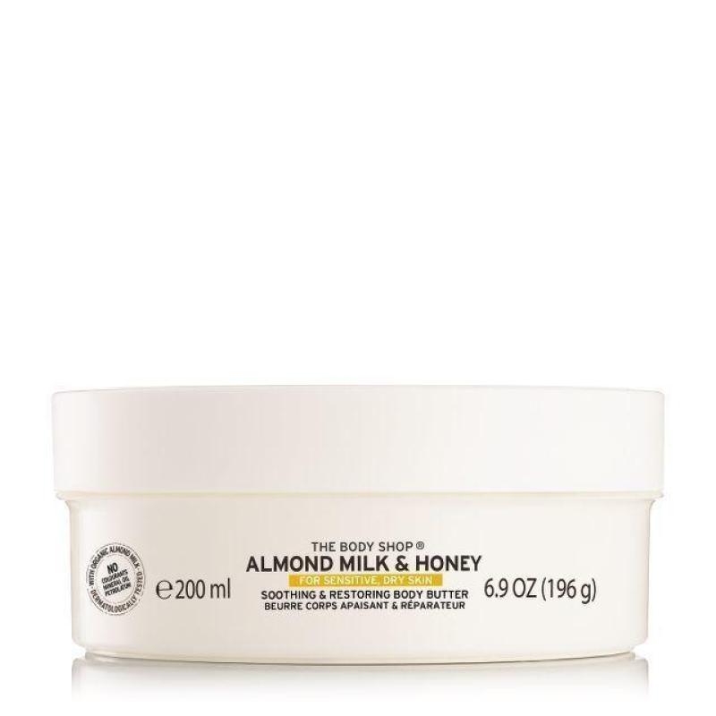 Buy The Body Shop Almond Milk & Honey Soothing & Restoring Body Butter (200ML) Singapore