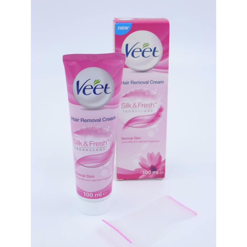 Buy Veet Hair Removal Cream With Lotus Milk & Jasmine Fragrance for Normal Skin 100ML Singapore