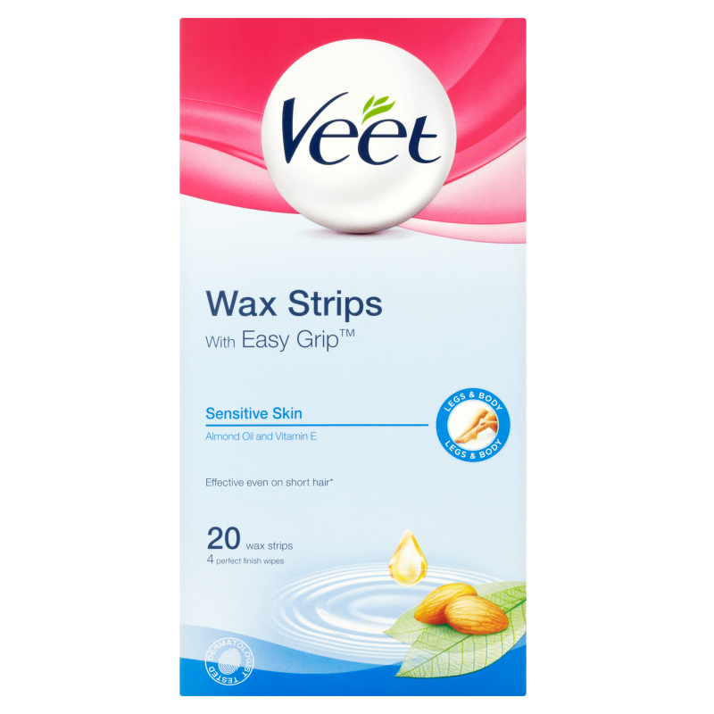 Buy Veet Wax Strip Sensitive 20s Singapore