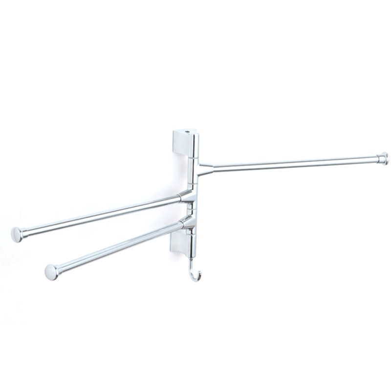Buy Wall-Mounted Stainless Steel 180 Degrees Swing Bathroom Towel Rack
Hanger Holder Organizer (3-Arm) Singapore