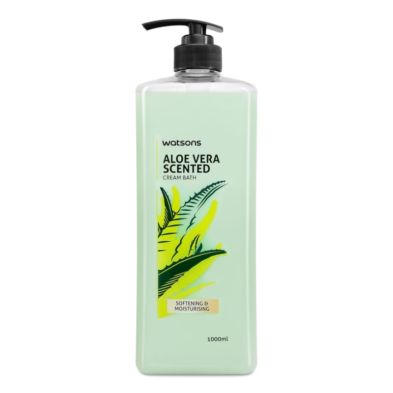 Buy Watsons Aloe Vera Scented Cream Body Wash 1l Singapore