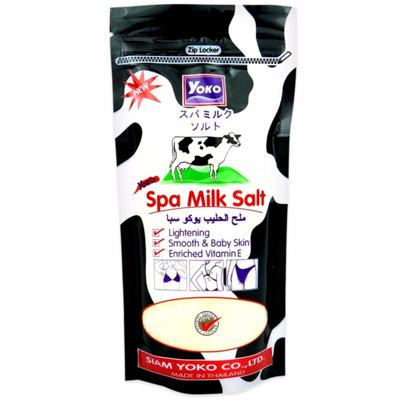 Buy YOKO SPA MILK SALT SKIN WHITENING LIGHTENING SMOOTH ENRICHED VITAMIN E BODY SKIN 300g Singapore