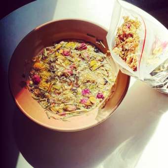 xông mặt thảo dược