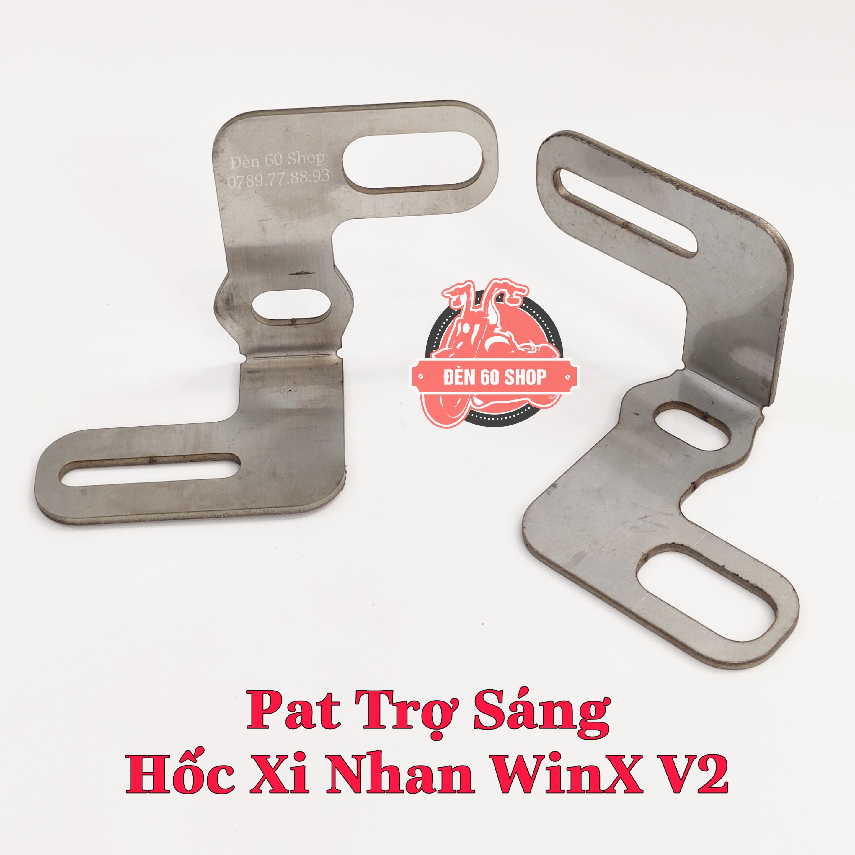 Pat trợ sáng inox | hốc yếm xi nhan winner x v2