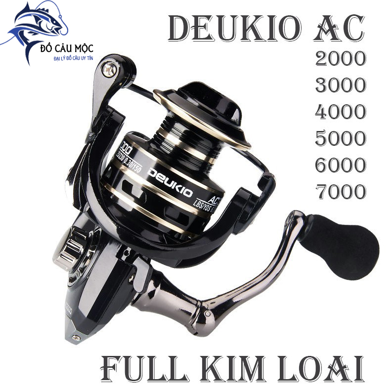 Máy câu cá deukio ac 2-7000 siêu khỏe - máy câu cá dekukio ac máy câu cao cấp cam kết chính hãng chất lượng
