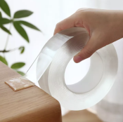 Nano Adhesive Tape - Transparent, Reusable, Waterproof - 3m/5m Household