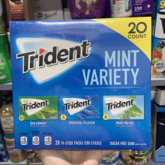 Kẹo cao su singum không đường date 5/24 Trident nội địa Mỹ - EDS Hàng Mỹ