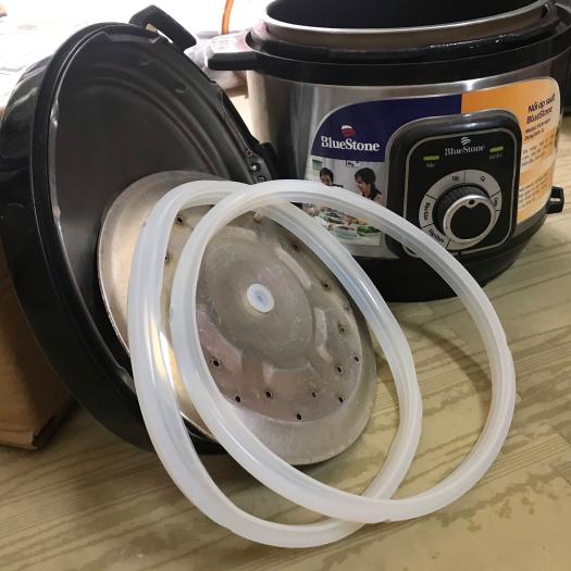 Bộ vung nhôm có Gioăng nồi áp suất đa năng Bluestone 24cm và 22cm