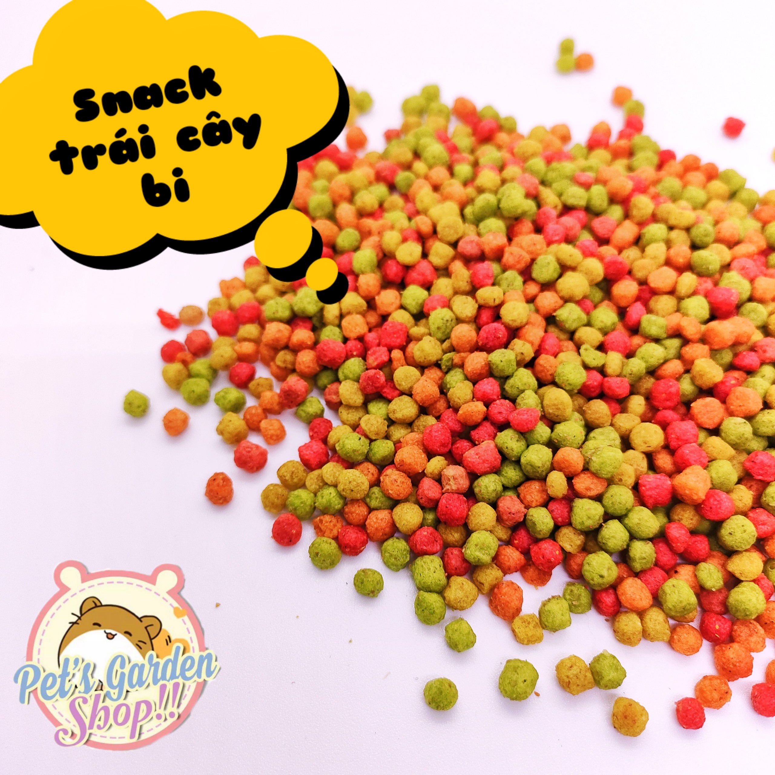 Snack trái cây bi - Thức ăn cho hamster