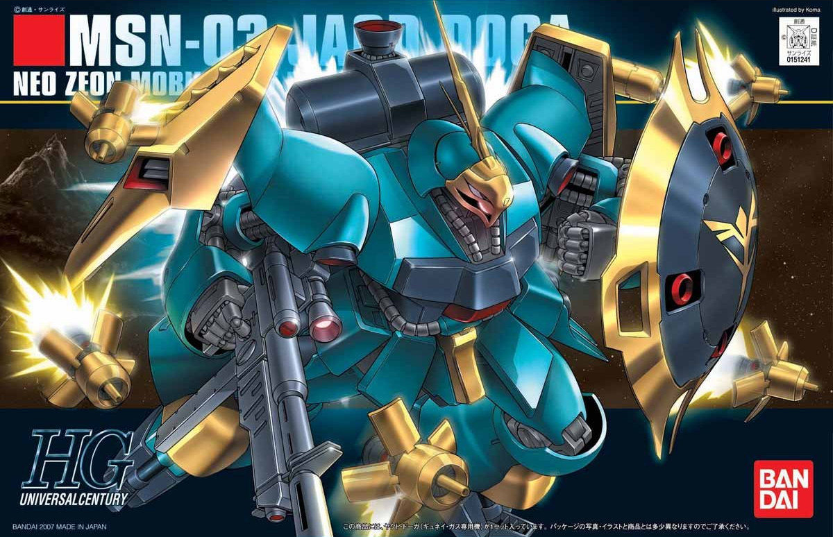 Mô hình gundam bandai hg uc 083 jagd doga gyunei guss 1/144 gundam char’s counterattack