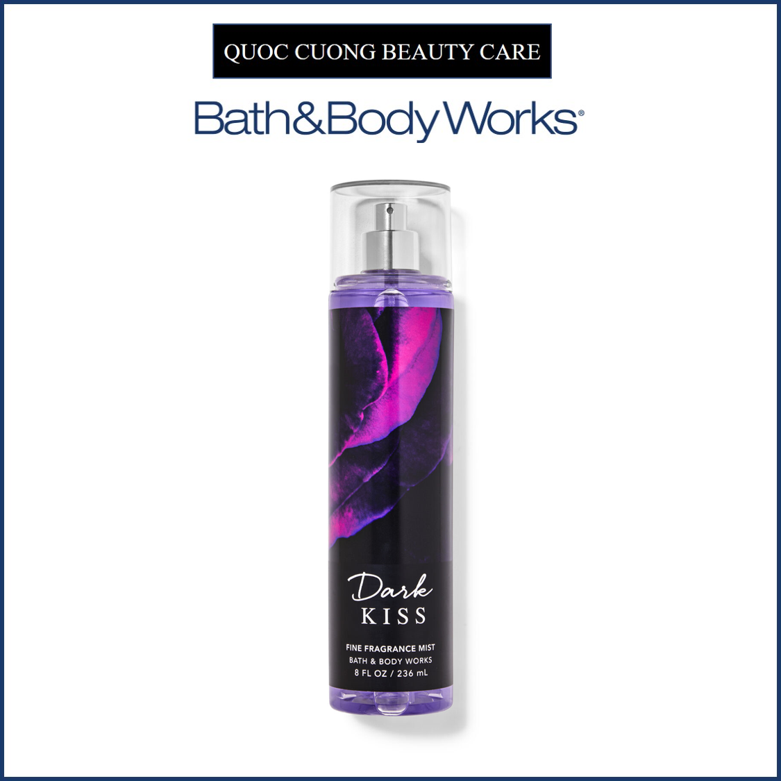 [HOẢ TỐC 2H]𝐌𝐔𝐀 𝐍𝐆𝐀𝐘 Xịt Thơm Toàn Thân Bath & Body Works Dark Kiss Fine Fragrance Mist (236ml)
