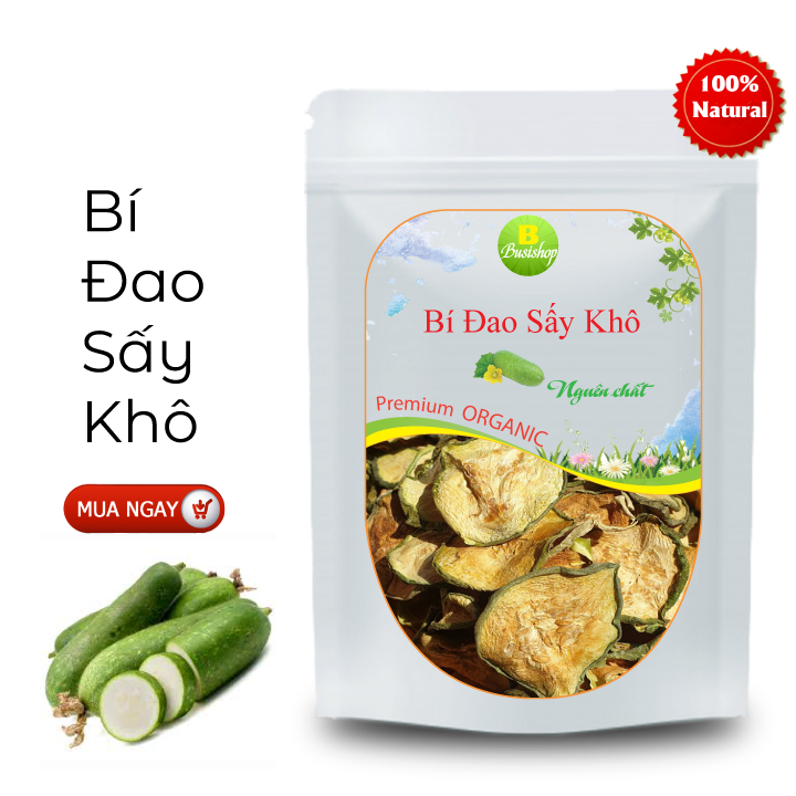 Bí đao sấy khô 100g, Trà bí đao khô, Thanh nhiệt, Giải độc gan, Giảm cân, Giúp thân hình thon gọn