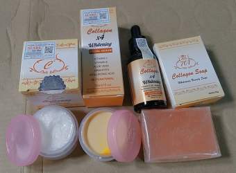 combo kem và serum collagen plus vit e