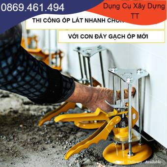 Combo 10 Kê Kích Gạch Chân Tường - Con Đội Lấy Cốt Gạch 03 Trụ -nâng gạch đá ốp tường