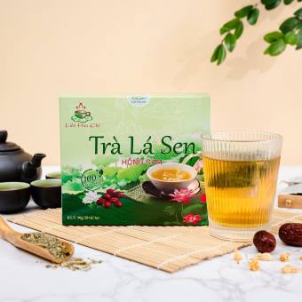 Trà túi lọc lá sen hồng sâm Liên Hoa Chi