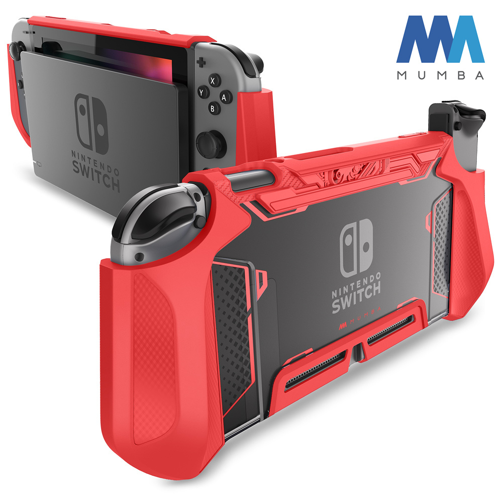 Mumba ốp có thể gắn được cho nintendo switch / nintendo switch oled 2021 phụ kiện ốp bảo vệ tay cầm tpu