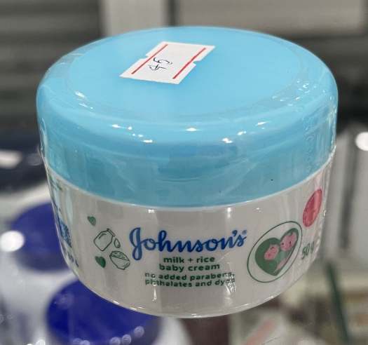 Kem Dưỡng Da Johnson's Baby Milk Cream Nắp Xanh 50g BB Cream