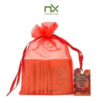 Nam Xanh Gừng Nướng Mật Ong Ginger Honey Túi 10 Miếng