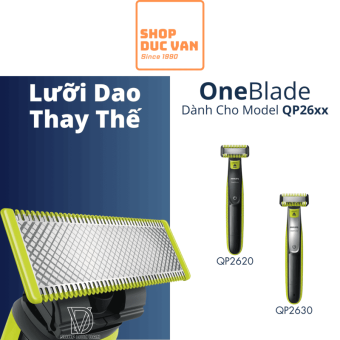Philips Norelco OneBlade Face + Body Replacement Blades For QP2620 QP2630 [ Shop Duc Van ]