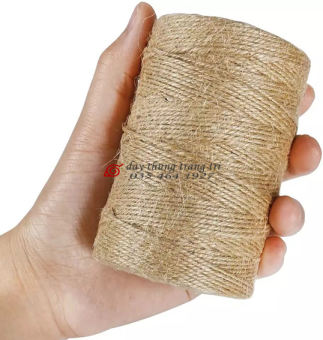 Dây thừng 2mm, cuộn dây thừng dài 110m, dây thừng decor, làm handmade, dây đay, dây cói