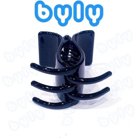 Kẹp tóc càng cua 5 răng màu đen gắp không gãy - ByLy Store