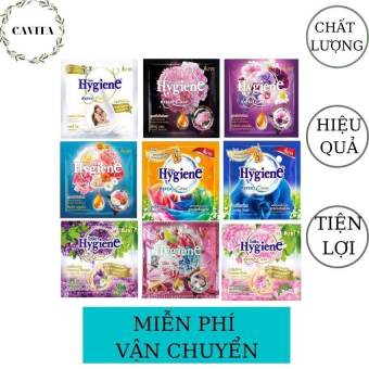 Combo 12 gói Nước Xả Hygiene Đậm Đặc Thái Lan CAVITA lưu hương lâu, giúp mềm vải, an toàn, không gây kích ứng