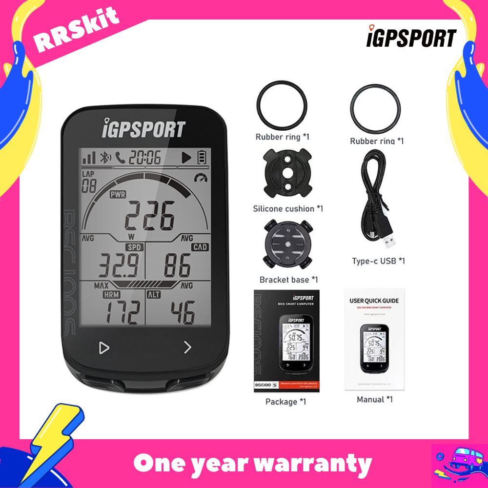 Igpsport bsc100s đồng hồ đo tốc độ xe đạp bluetooth ant + không dây chống nước đồng hồ đo tốc độ xe đạp leo núi đường trường