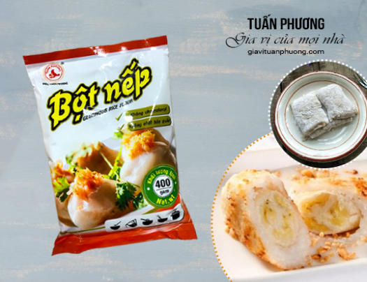 Bột Nếp Tuấn Phương 400g ( Gói )