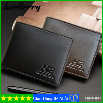 "GIÁ SỈ"➡Ví Da Nam Đẹp,Ví Da Nam Logo hãng Da Bò Cao Cấp Dáng Ngang