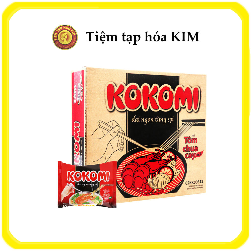 Thùng 30 gói mì Kokomi 65g