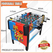 Durable Foosball Table for Adults and Kids Soccer Table Game