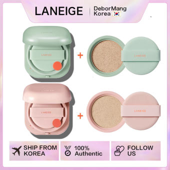 Phấn nước  LANEIGE [Cushion + Refill SET] LANEIGE Neo Cushion Matte / Glow SPF 42+ PA++ | Laneige Neo Essential Blurring Finish Powder 7g