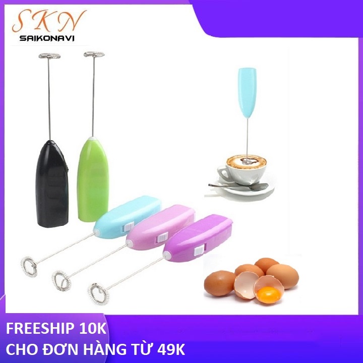 Dụng Cụ Đánh Trứng Và Tạo Bọt Cafe Cầm Tay Mini Tiện Dụng - Máy Đánh Trứng Chạy Bằng Pin Tiện Dụng