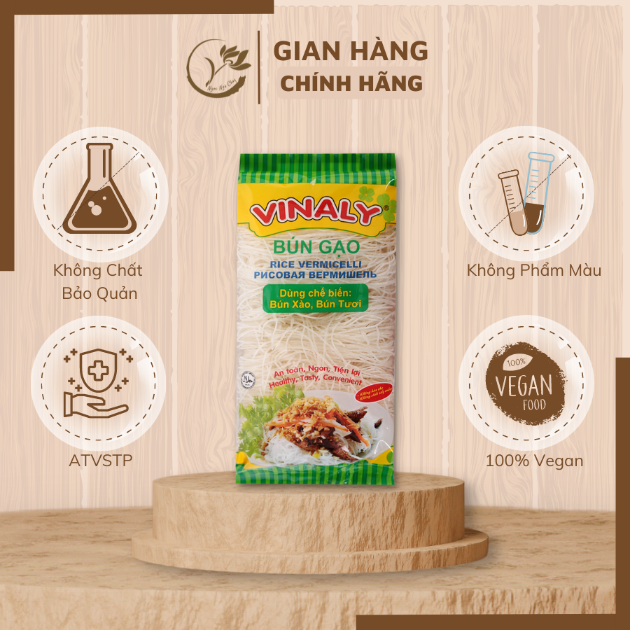 Bún gạo khô Nàng Hương Vinaly, dùng chế biến, xào