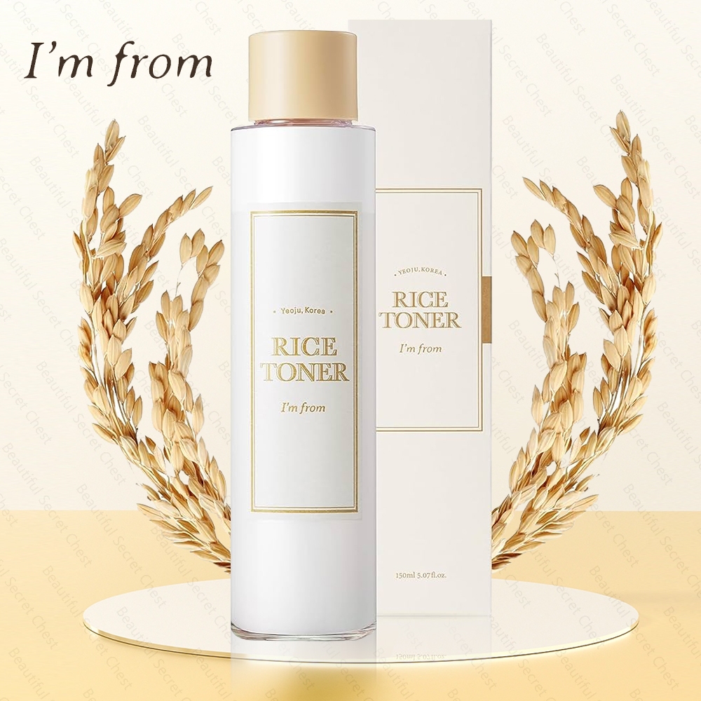 Neu I'M FROM Reis-Toner 150 ml Mit 77 % Reisextrakt 150 ml verhindert verstopfte Poren und die Bildung von Pickeln_voghion.com