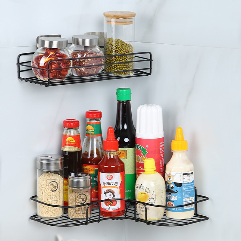 Kệ Góc Tường Treo Nhà Tắm, Kệ Góc Nhà Bếp Đựng Gia Vị