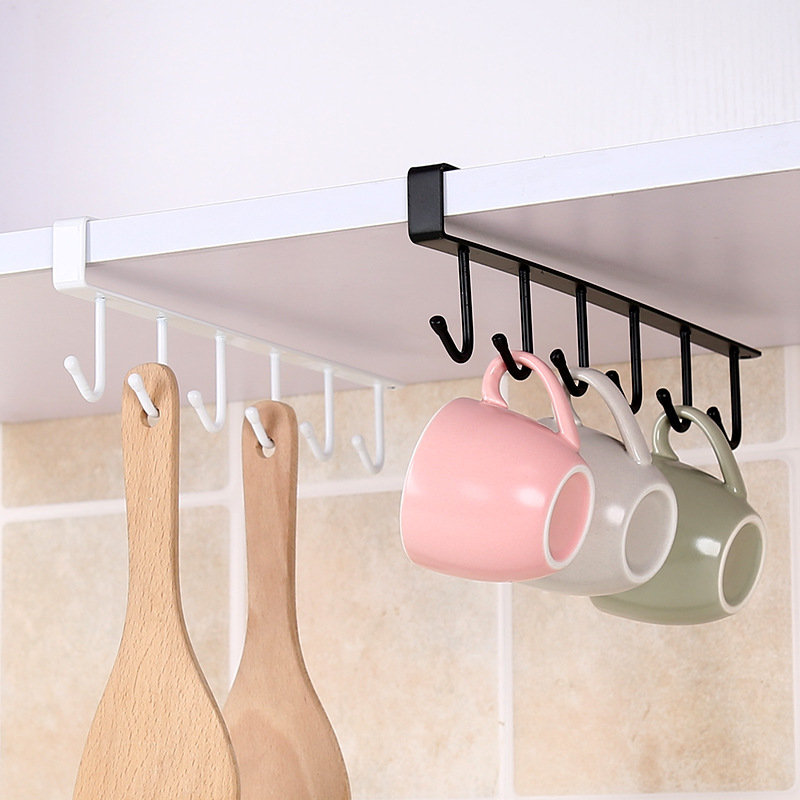 Giá treo 6 móc kẹp tủ tiện dụng