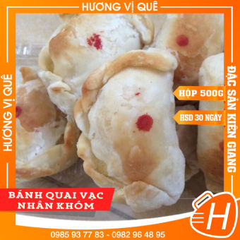 Bánh Quai Vạc Nhân Khóm - Hộp 500g - Đặc Sản Kiên Giang