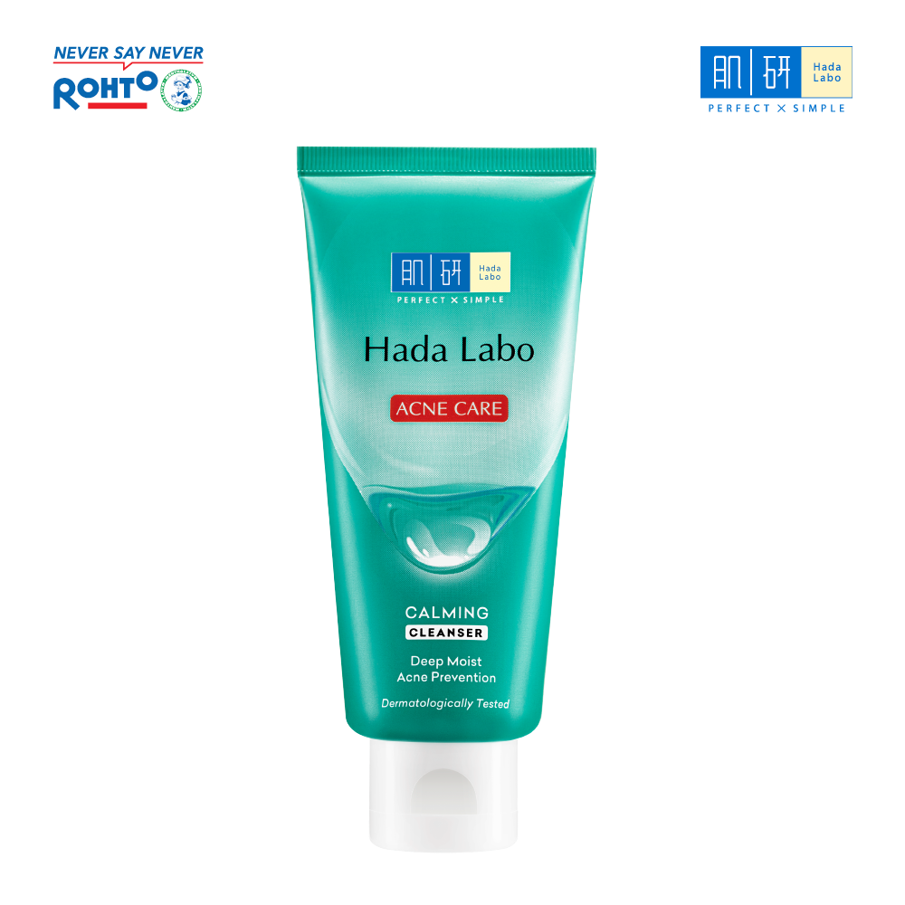  Sữa rửa mặt Hada Labo cho da dầu mụn da nhạy cảm Hada Labo Acne Care Calming Cleanser 80g 