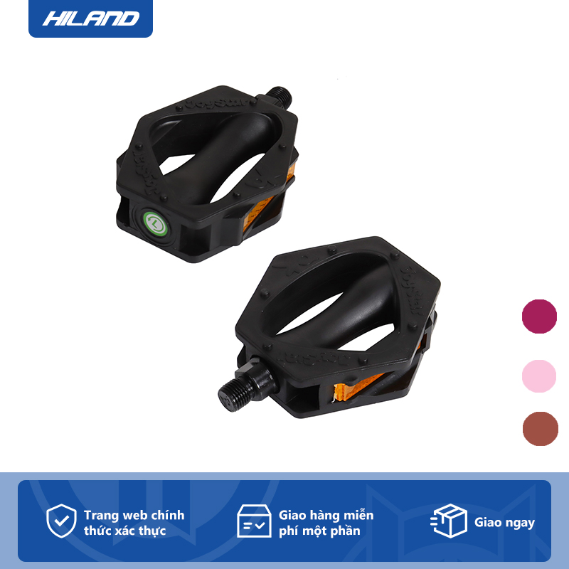 Hiland Thay Thế DRBIKE Bàn Đạp Xe Đạp Trẻ Em Vật Liệu An Toàn, Ren 1/2 Inch Cho 12 14 16 18 Inch Xe Đạp Trẻ Em (1 Đôi)
