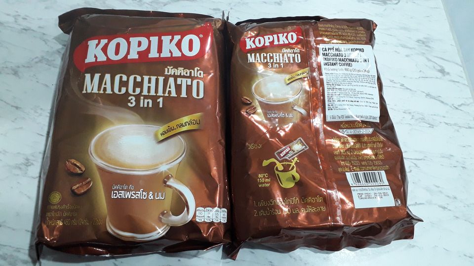 Cà phê hòa tan Kopiko Macchiato Bịch 480g