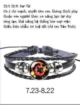 Vòng tay 12 cung hoàng đạo - Cung Sư Tử LEO (23/07 - 22/08)