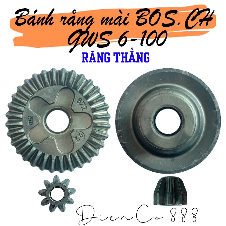 Bộ bánh răng mài BOSCH GWS 6-100 GWS 060 GWS 8-125 GWS 5-100 Răng THẲNG