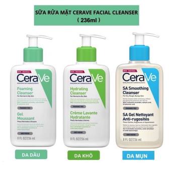 Sữa Rửa Mặt Cerave Foaming-Hydrating Facial Cleanser 236ml